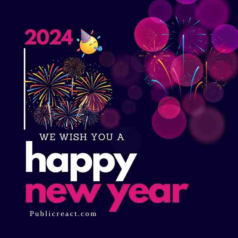 Happy New Year Wishes Image 2024