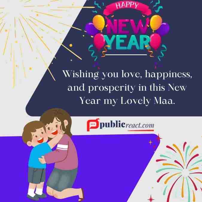Happy New Year Wishes for Mother