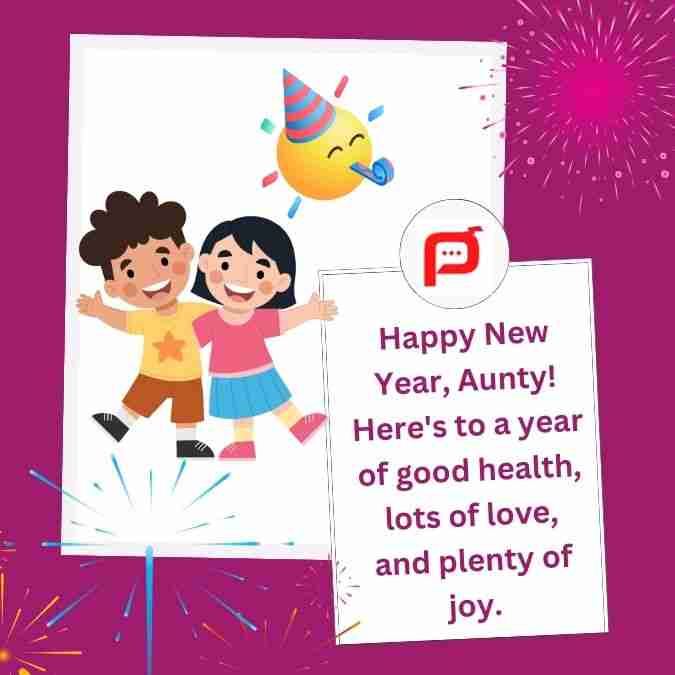 Happy New Year Wishes For Aunty