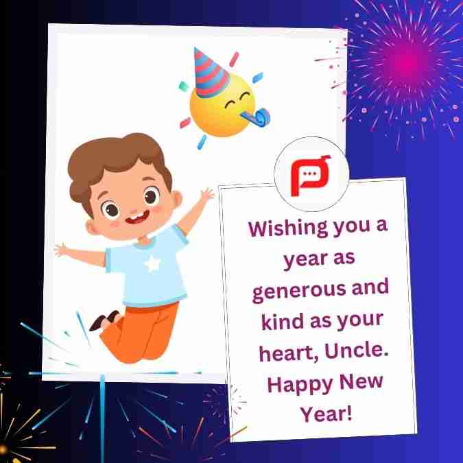Happy New Year Wishes for Uncle