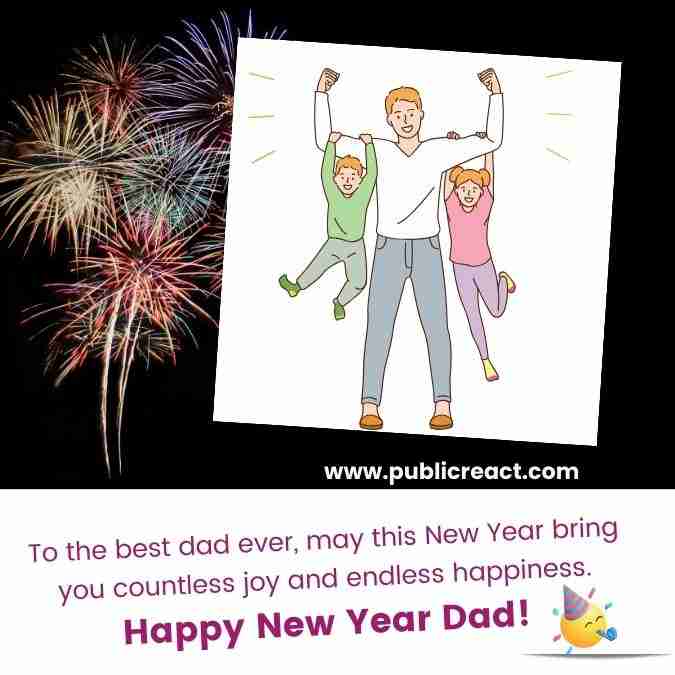 Happy New Year wishes For Father